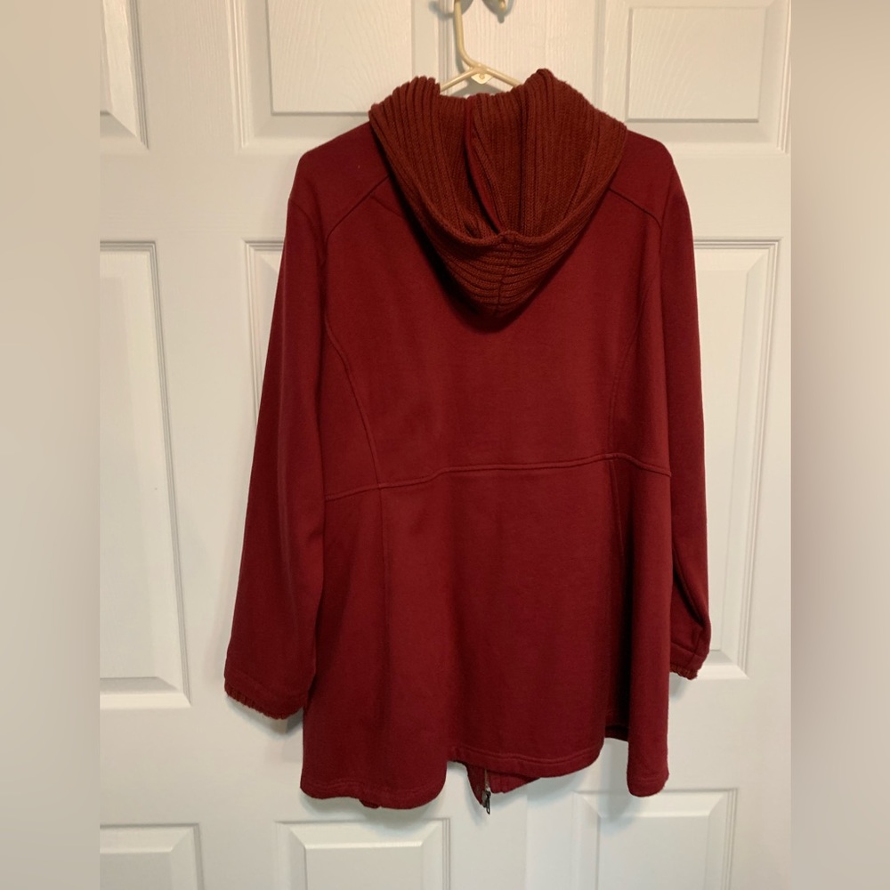 Torrid Heavy Knit Toggle Coat - size 18/20 - Picture 10 of 12